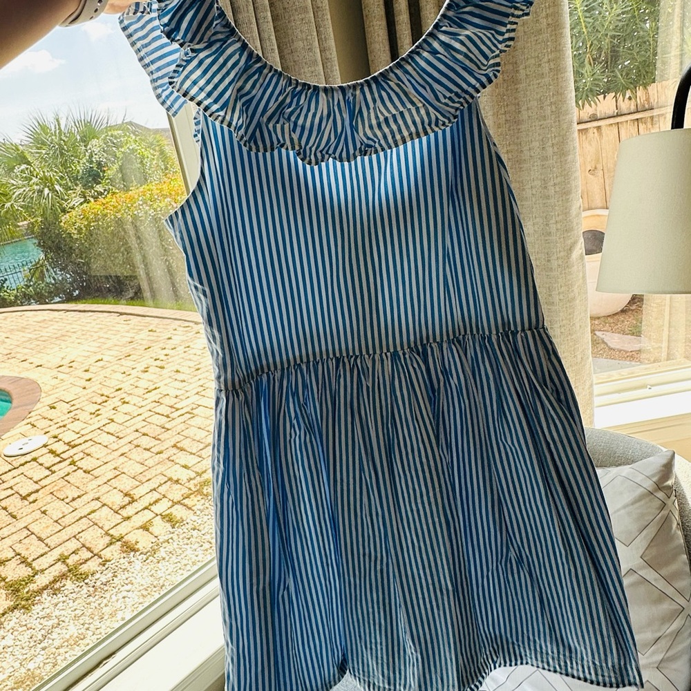 Crewcuts Blue and White Casual Dress
